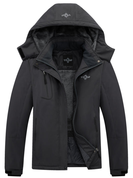 Heting Women's Insulated Ski Jacket Hardshell Waterproof Windproof Trekking Jacket, Adjustable Hood & Hem