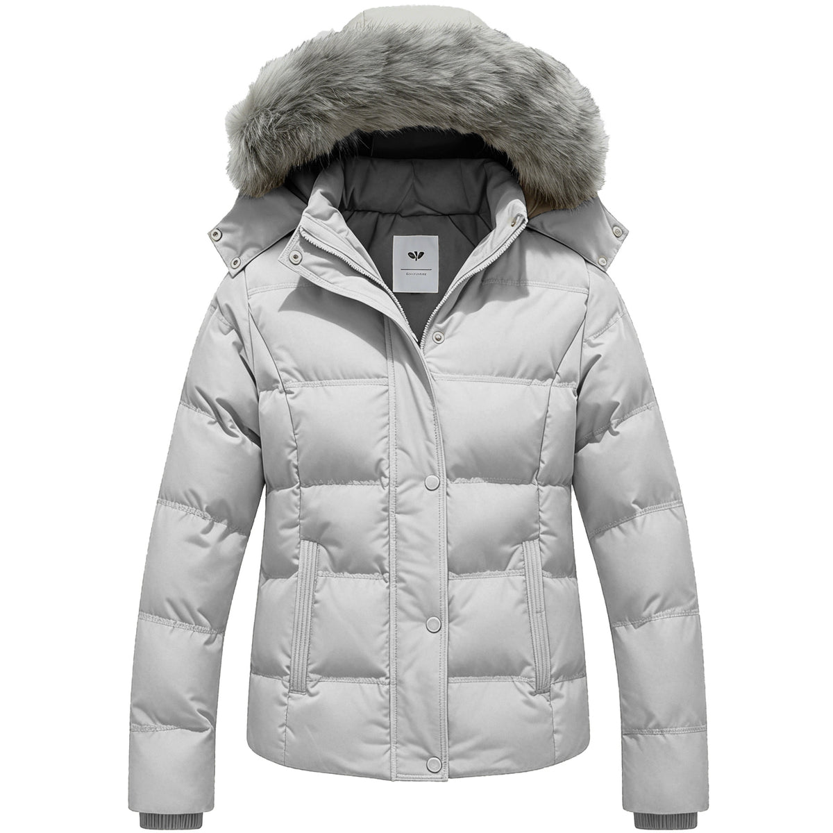 Heting Women's Hooded Warm Winter Coat Quilted Thicken Puffer Jacket with Removable Fur Hood