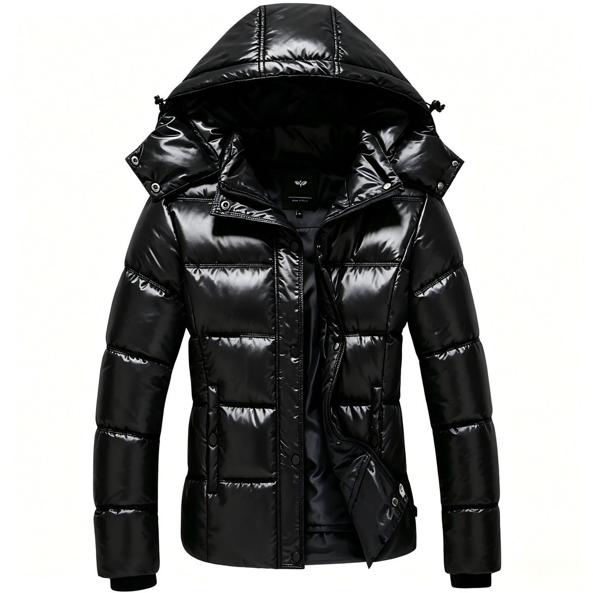 Heting Women's Quilted Puffer Jacket with Removable Hood, Winter Warm Snow Coat for Outdoor