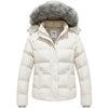 Heting Women's Hooded Warm Winter Coat Quilted Thicken Puffer Jacket with Removable Fur Hood