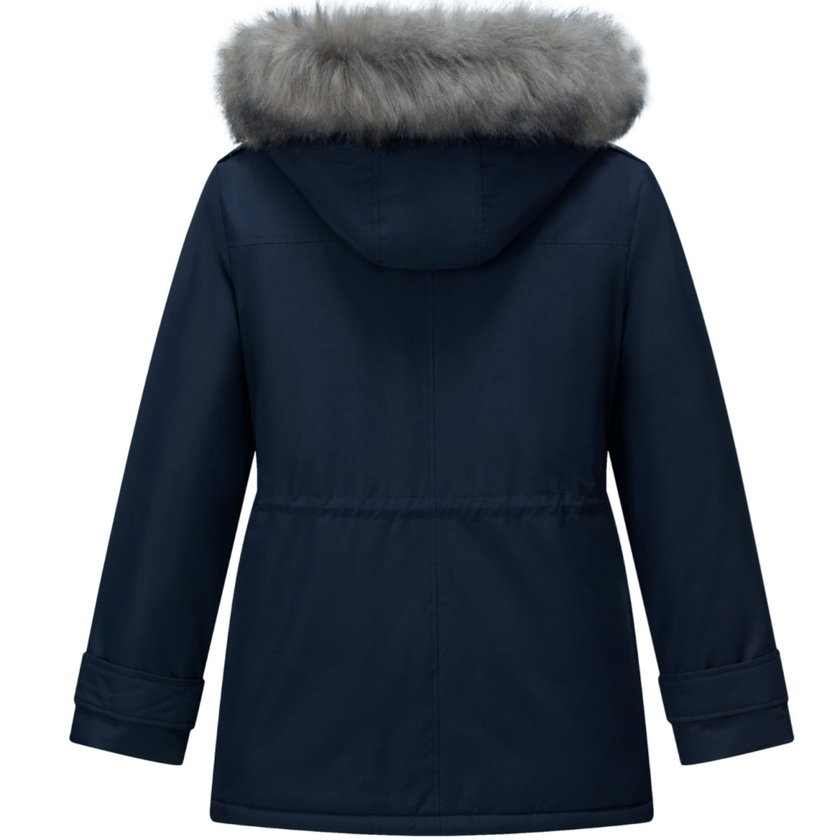 Heting Women's Plus Size Winter Coats for Women Heavyweight Parka with Removable Faux Fur Hood, Waterproof, Windproof, 8 Pockets