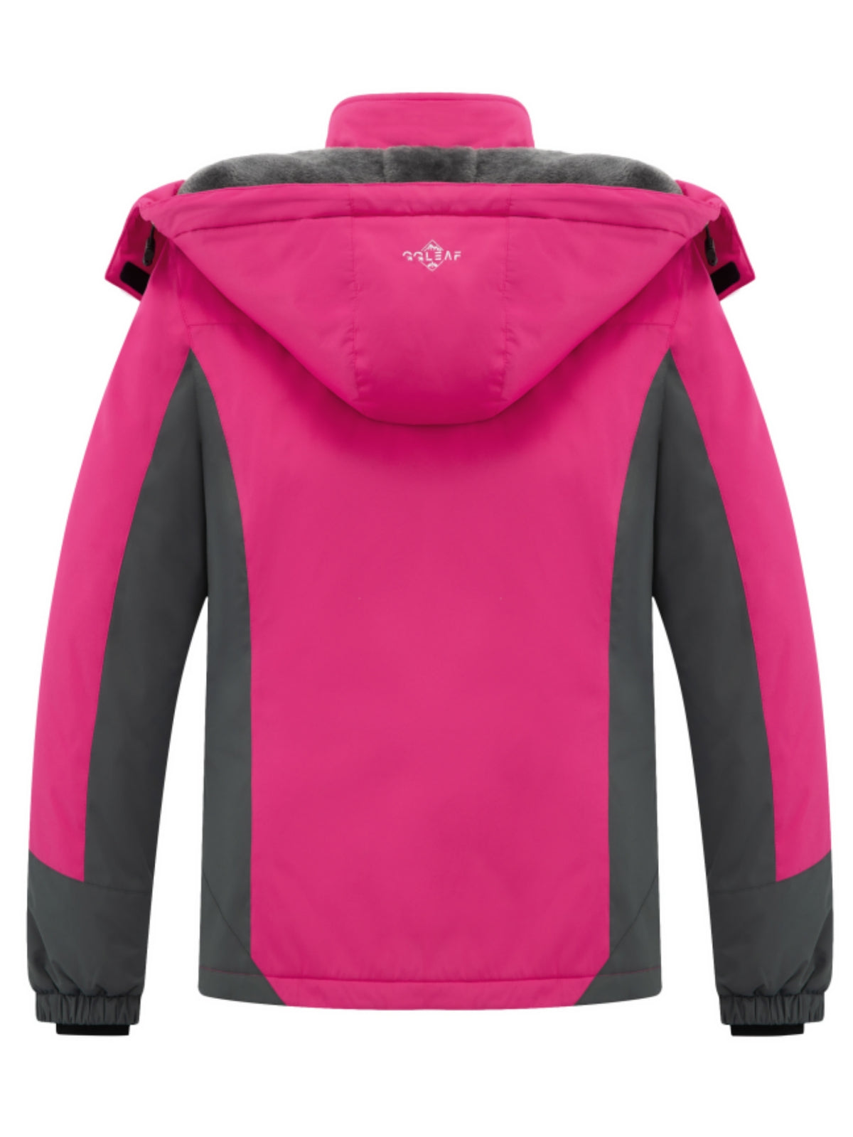 Heting Women's Insulated Ski Jacket Hardshell Waterproof Windproof Trekking Jacket, Adjustable Hood & Hem