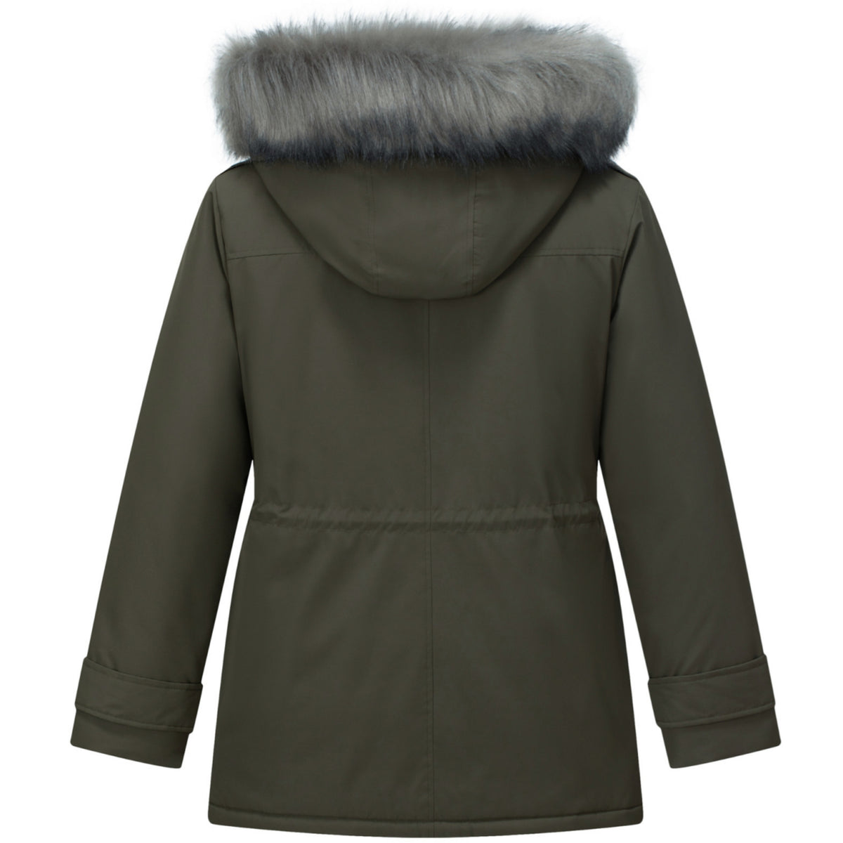 Heting Women's Plus Size Winter Coats for Women Heavyweight Parka with Removable Faux Fur Hood, Waterproof, Windproof, 8 Pockets