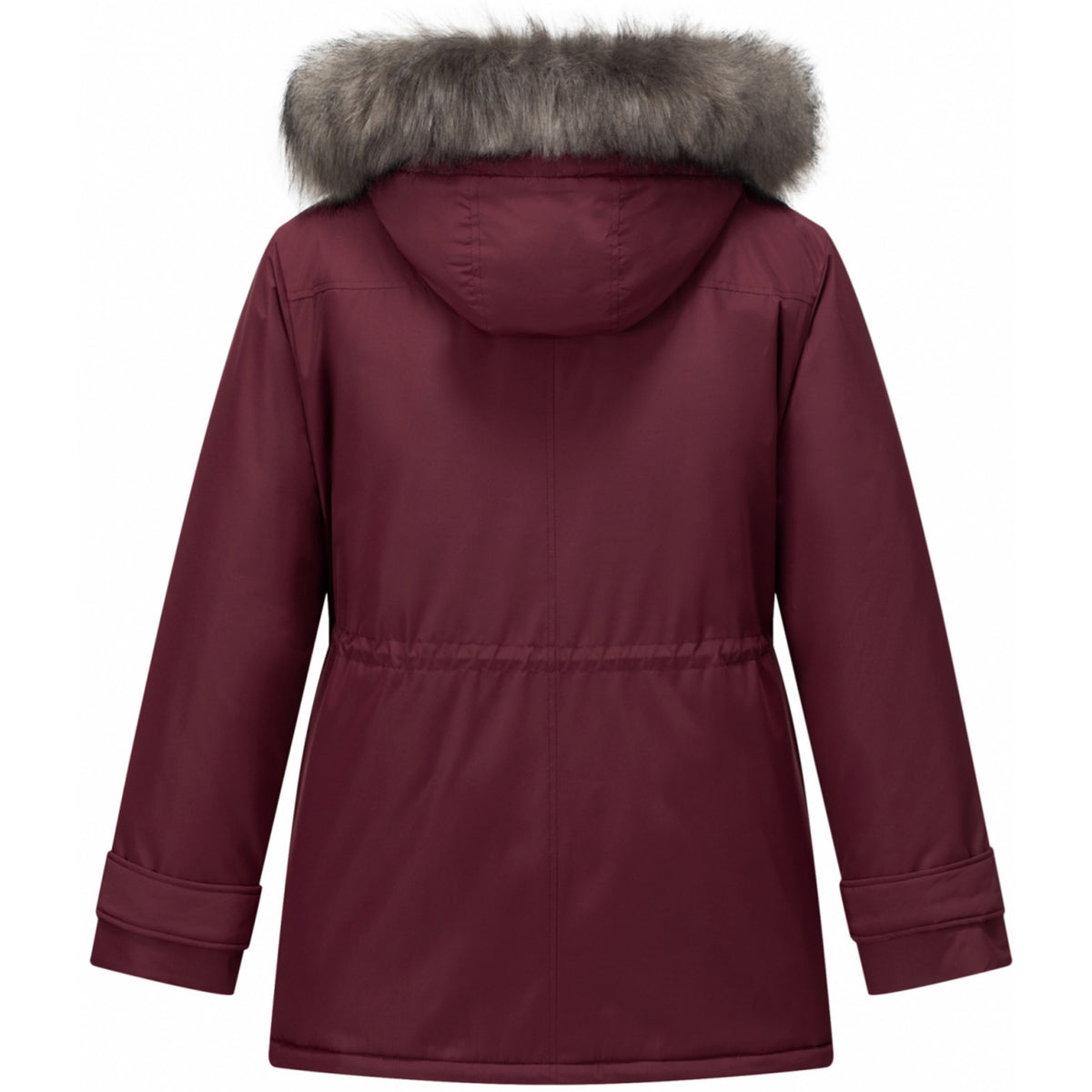 Heting Women's Plus Size Winter Coats for Women Heavyweight Parka with Removable Faux Fur Hood, Waterproof, Windproof, 8 Pockets