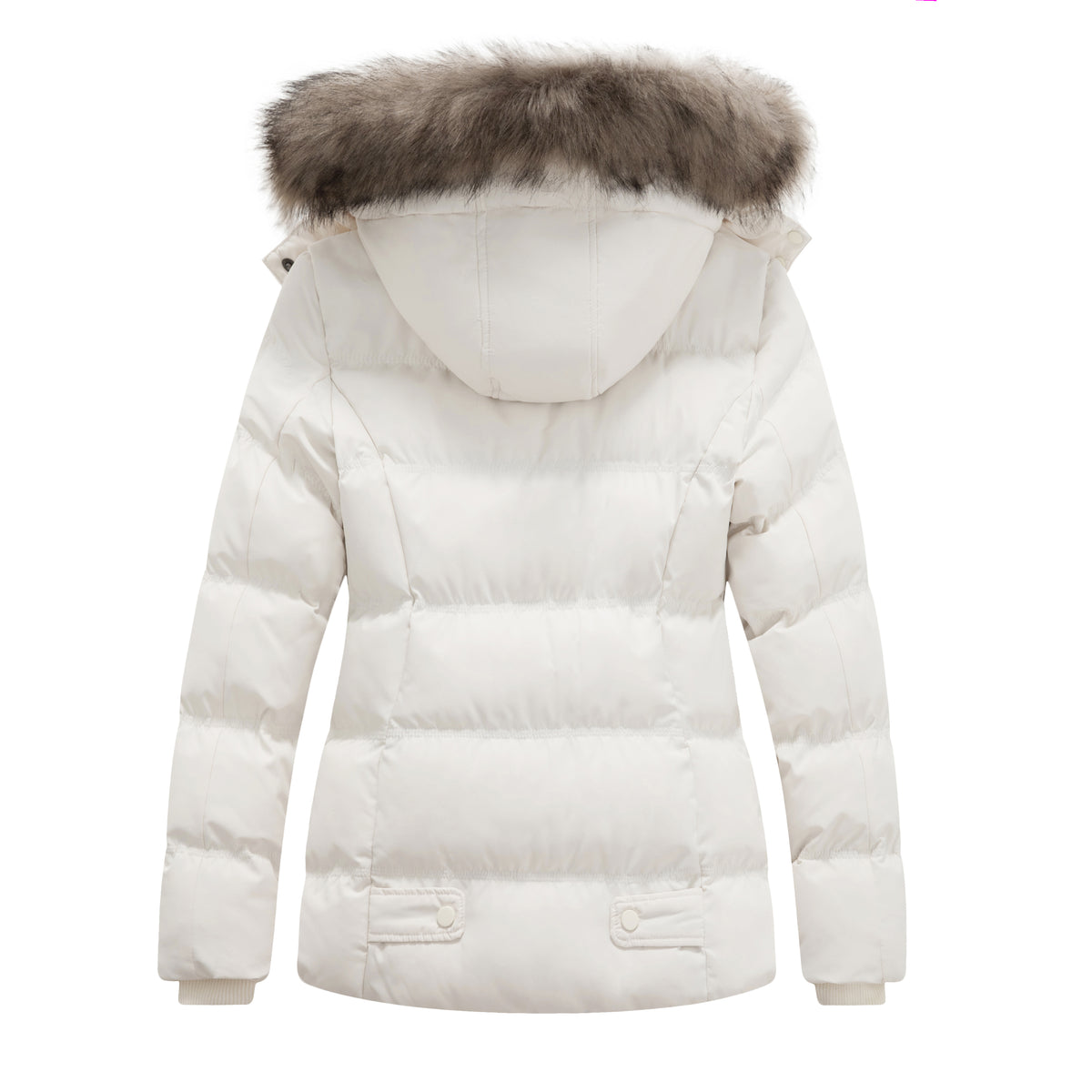 Heting Women's Hooded Warm Winter Coat Quilted Thicken Puffer Jacket with Removable Fur Hood