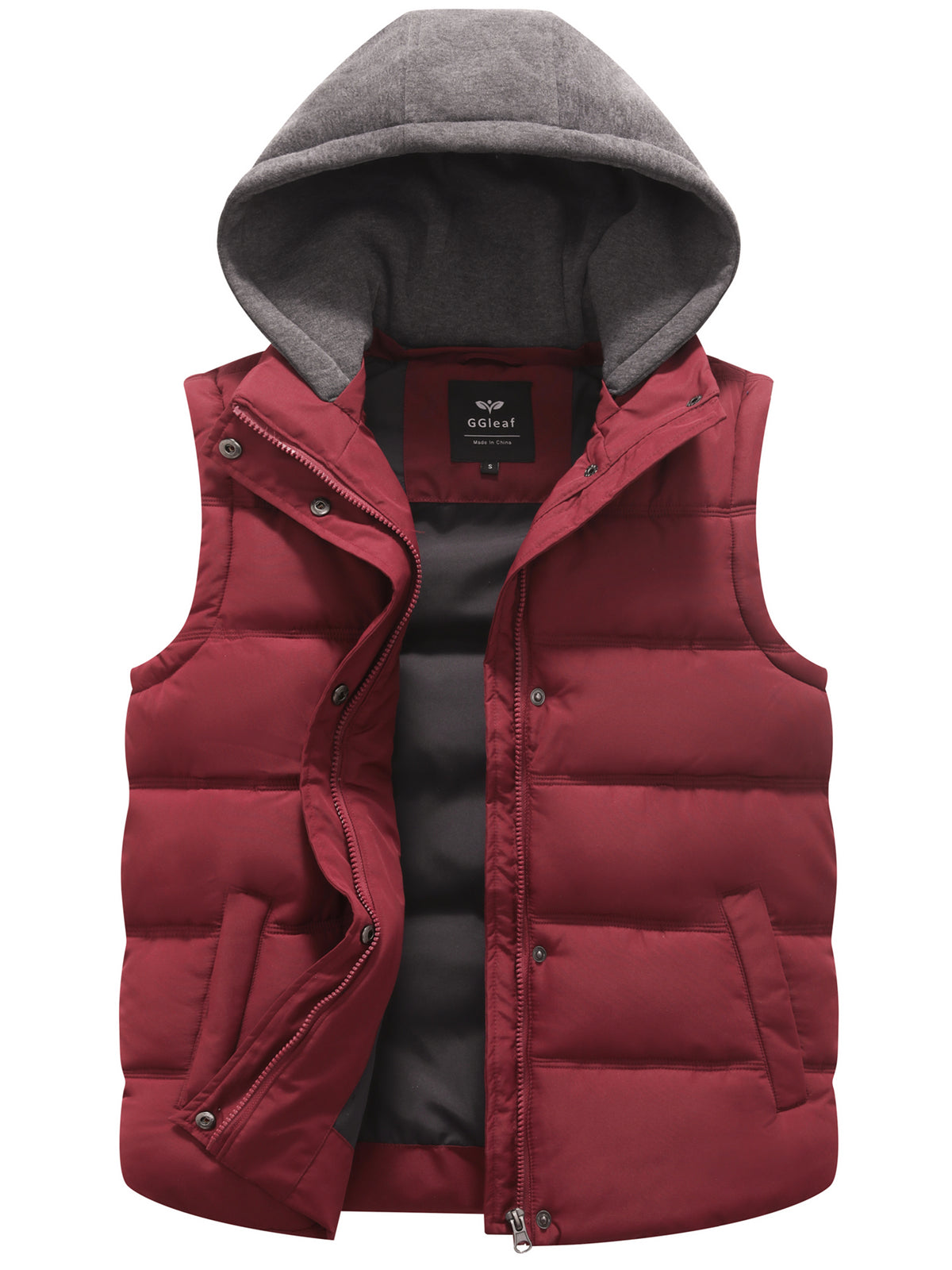 Heting ‌Women's Hooded Winter Vest Warm Padded Puffer Vest for Daily & Outdoor