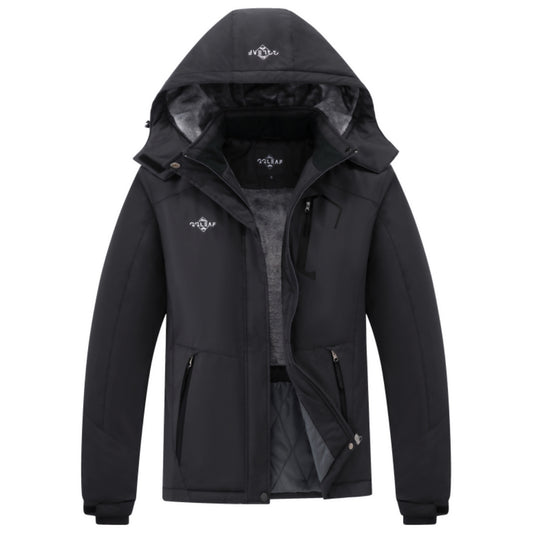 Heting Women's Waterproof Ski Jacket, 3000mm Waterproof, Removable Hood, Windproof Fleece Lined Winter Coat