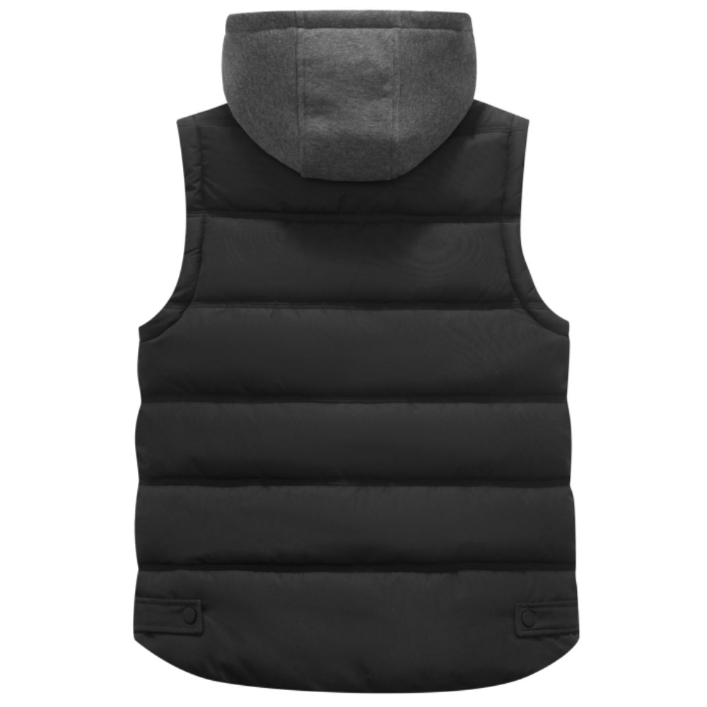 Heting ‌Women's Hooded Winter Vest Warm Padded Puffer Vest for Daily & Outdoor