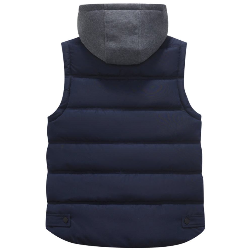 Heting ‌Women's Hooded Winter Vest Warm Padded Puffer Vest for Daily & Outdoor