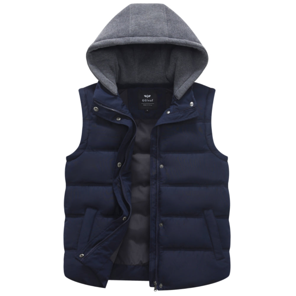 Heting ‌Women's Hooded Winter Vest Warm Padded Puffer Vest for Daily & Outdoor
